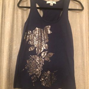Navy Blue Racerback Tank